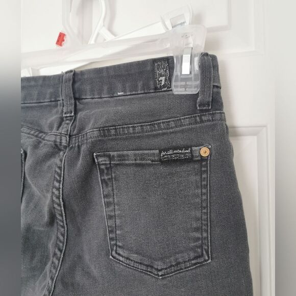 7 For All Mankind high waist skinny jean size 25 - Picture 3 of 6